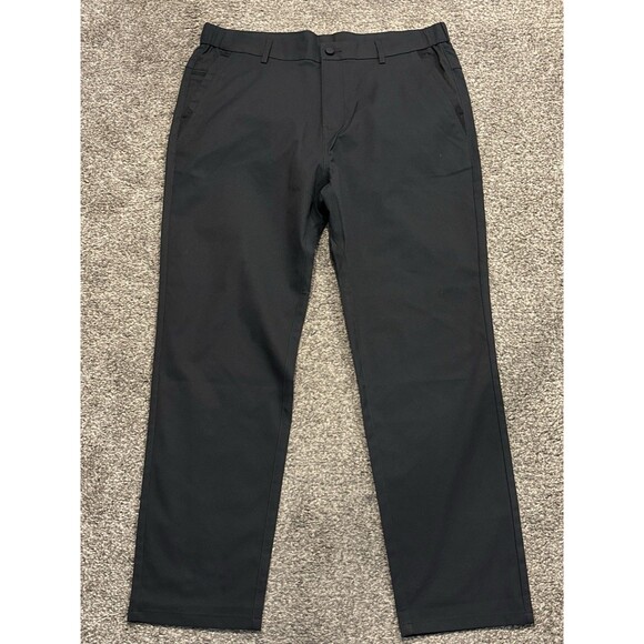 Jack Archer Jetsetter Pants Tech Chinos Men's 34x30 Space Black Golf Performance - Picture 1 of 6